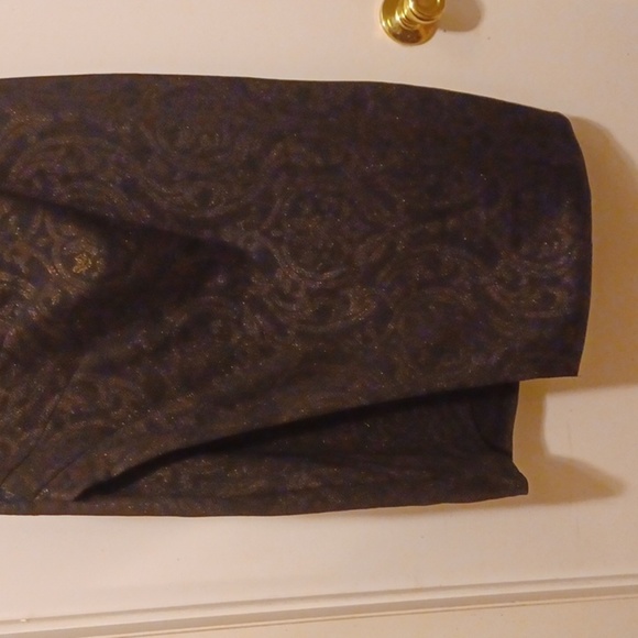 Janette Plus Black And Lt Gold Plus Mini Dress - Size 3X - Picture 8 of 11